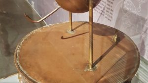 Modern reconstruction of Hero's aeolipile steam device