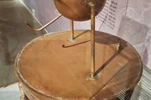 Modern reconstruction of Hero's aeolipile steam device