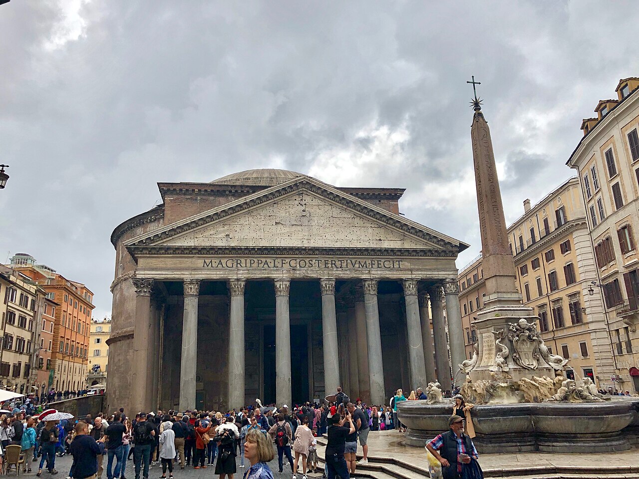 Exterior of the Pantheon in Rome